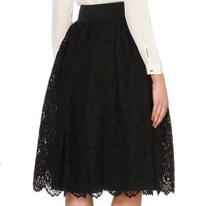 🍒NWT🍒 TED BAKER BLACK LACE FULL SKIRT